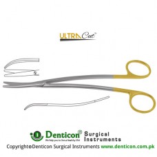 UltraCut™ TC Metzenbaum-Fine Dissecting Scissor - Slender Pattern Curved - S Shaped Stainless Steel, 18 cm - 7"